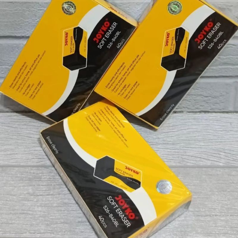 

promo 1pak (40pcs) penghapus hitam kecil#penghapus eraser B40