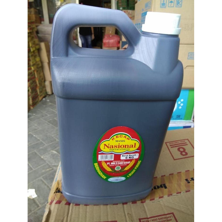 

TodayFre3sH- KECAP NASIONAL 6 KG JERIGEN KHUSUS GRAB/GOSEND