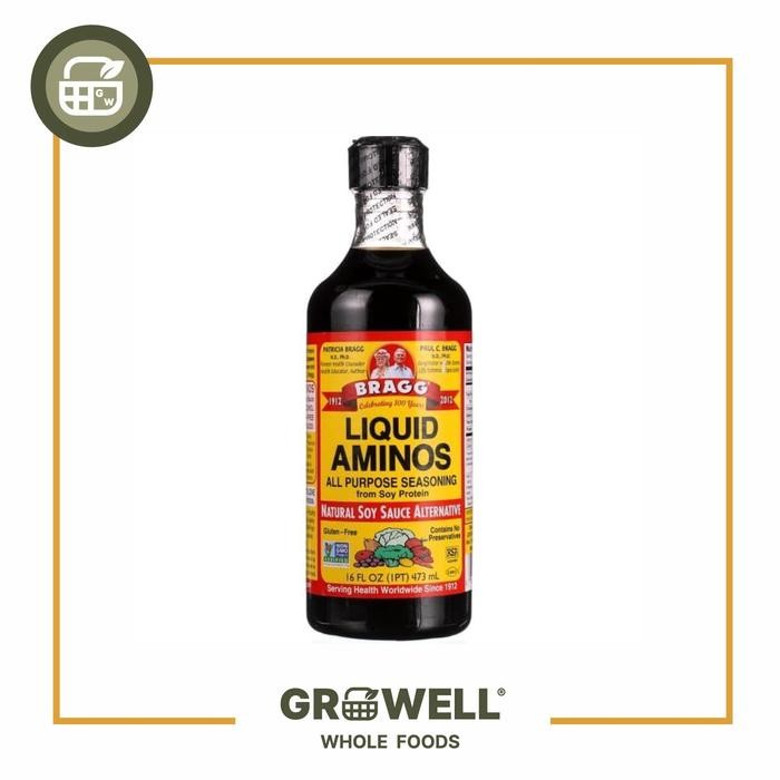 

TodayFre3sH- BRAGG LIQUID AMINOS ALL PURPOSE SEASONING SOY SAUCE ALTERNATIVE 473 ML