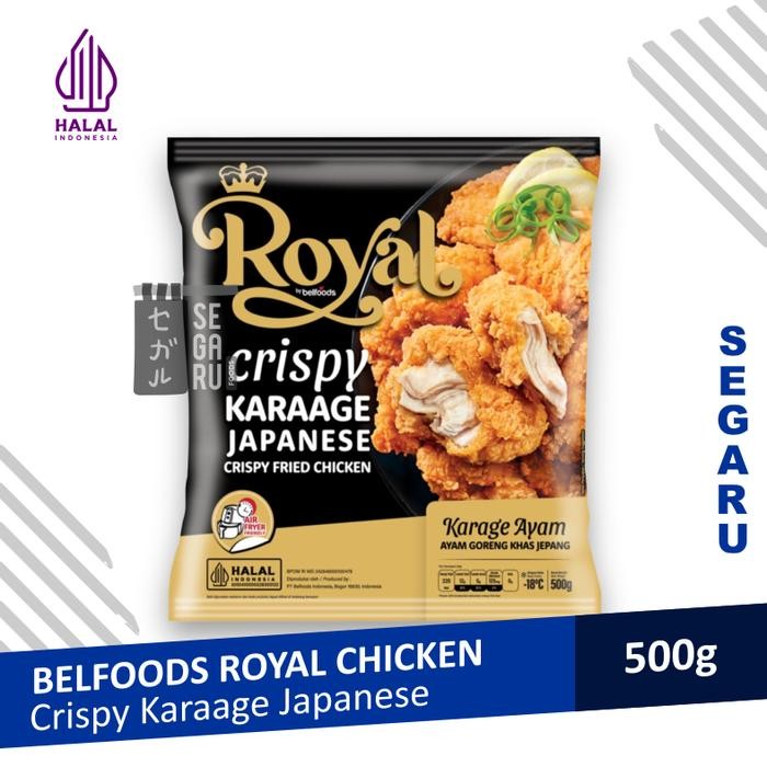 

BeliSkrg,KirimHariini- BELFOODS Royal Chicken Golden Fillet / Crispy Karaage 500gr