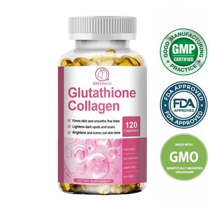 Bbeeaauu Glutathione Collagen Capsules Mengandung Vitamin C 120 Tablet