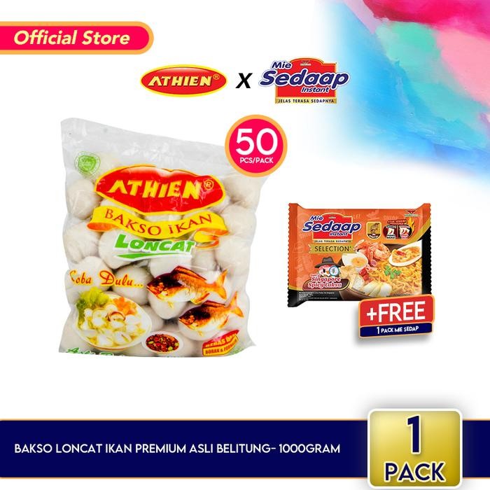 

BeliSkrg,KirimHariini- ATHIEN Bakso Ikan Loncat Premium Asli Belitung 1000 gram