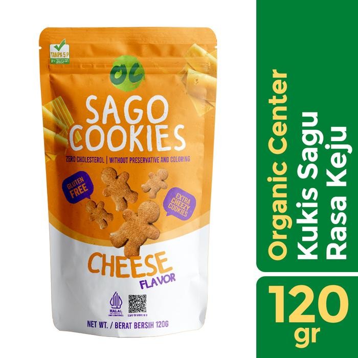 

PastikanDikirimLgsg- Organic Center - Sago Cookies Cheese 120gr - Kukis Sagu - Kue Kering