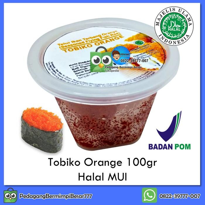 

PastikanDikirimLgsg- Tobiko Orange 100gr Telur Ikan Terbang