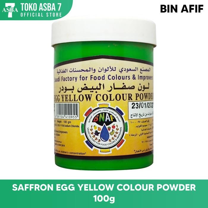 

PastikanDikirimLgsg- Bin Afif Saffron Egg Yellow Colour Powder 100g