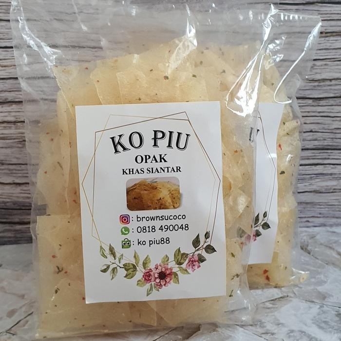

PastikanDikirimLgsg- Opak Khas Siantar 250gr Home Made