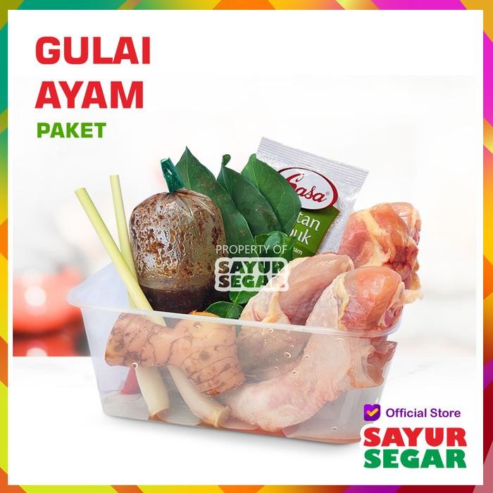 

PastikanDikirimLgsg- PAKET GULAI AYAM SPESIAL [1 Pack] SIAP MASAK