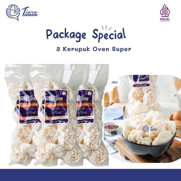 

PastikanDikirimLgsg- Package Kerupuk Oven Super-Tiara Snack Bangka