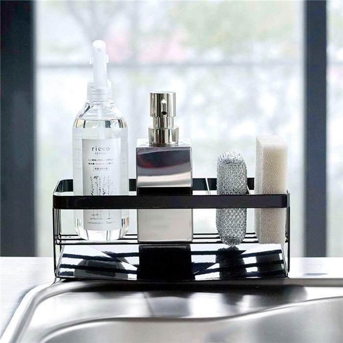 Rak Sponge Sabun Cuci Piring Peniris Tempat Sabun Cuci Piring bahan besi