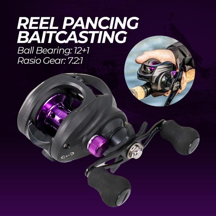 Reel Pancing 8Kg Bc Casting Katrol Penggulung Pancing Kasting Reel Pancing Baitcasting Fishing Reel