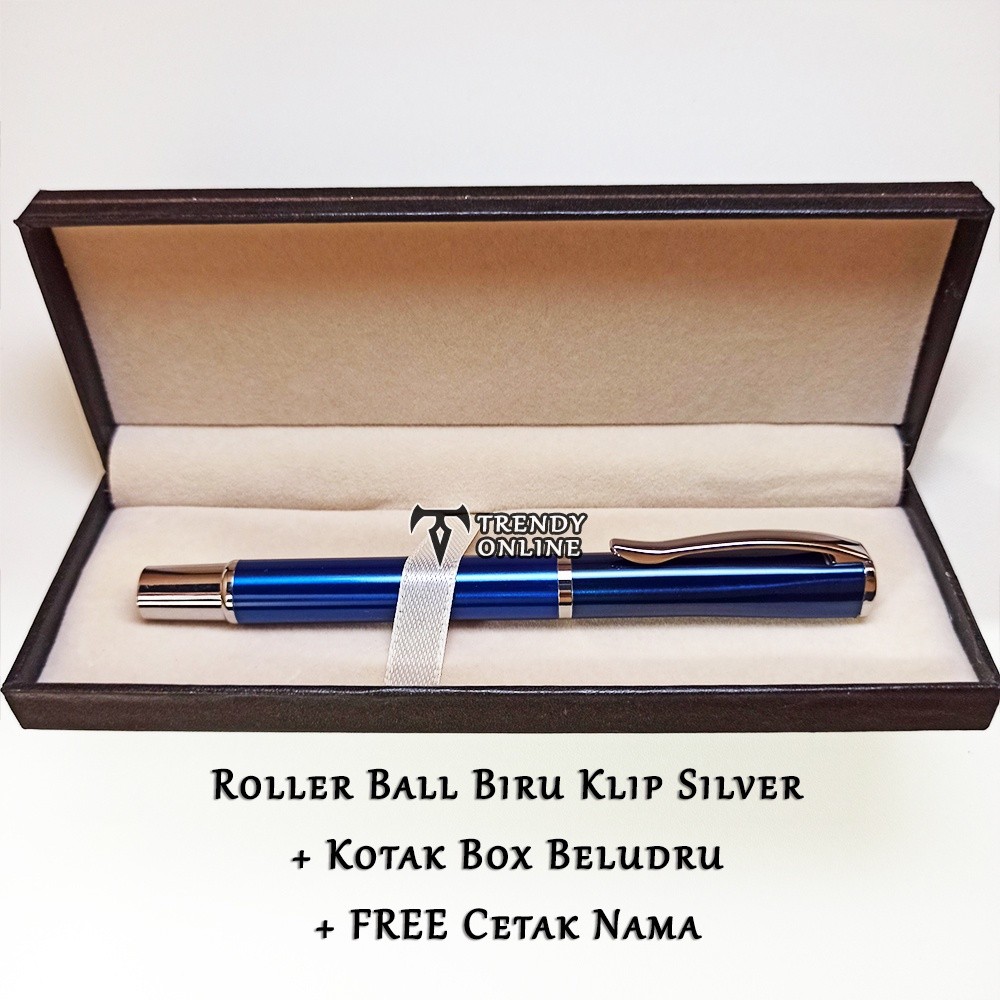 

Pulpen Klip Sier FREE Grafir Cetak Nama plus K Box Elegan, Bolpoin Gel Bonus Nama dan K Box, Pen