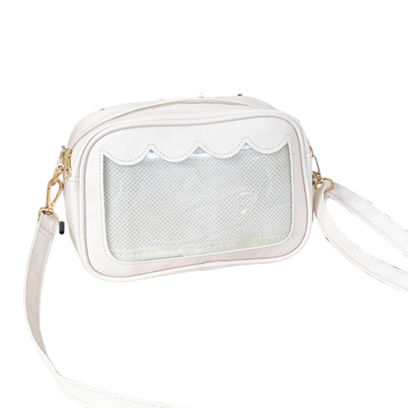 Functional Ita Bag Crossbody Bag Pin Display Bag Messengers Shoulder Bag Great For Travel School And