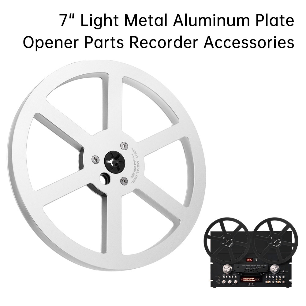7 Inch Light Metal Aluminum Take Up Reels Opening Machine Parts Reel-To-Reel Recorders Accessory For