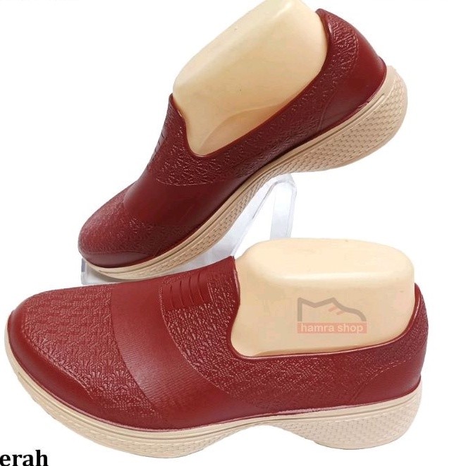 Yumaida 9111 - Sepatu Kerja Flat shoes Karet Wanita Yumaida Size 37 - 40