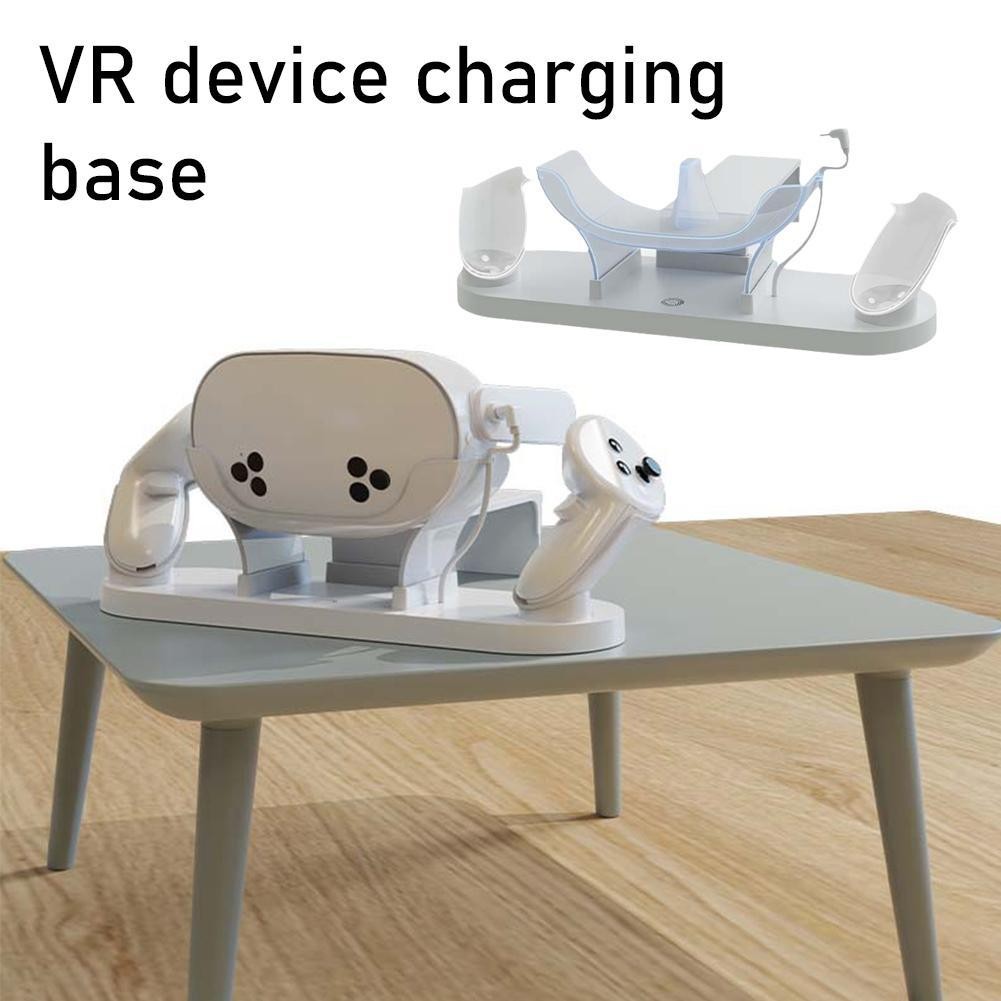 Multifunctional VR Helmet Charging Dock For Meta 3/3S Universal Colorful Desktop Charging Base for q
