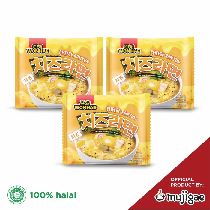 

BUNDLE ISI 3 MUJIGAE BY WONHAE CHEESE RAMYUN 120G