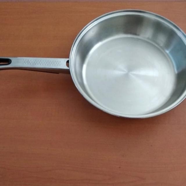 fry pan stainless sus 304 zebra