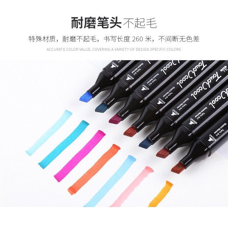 

Touch Marker 48pcs Warna Sketsa Spidol Umum General Marker Set Animation Markers