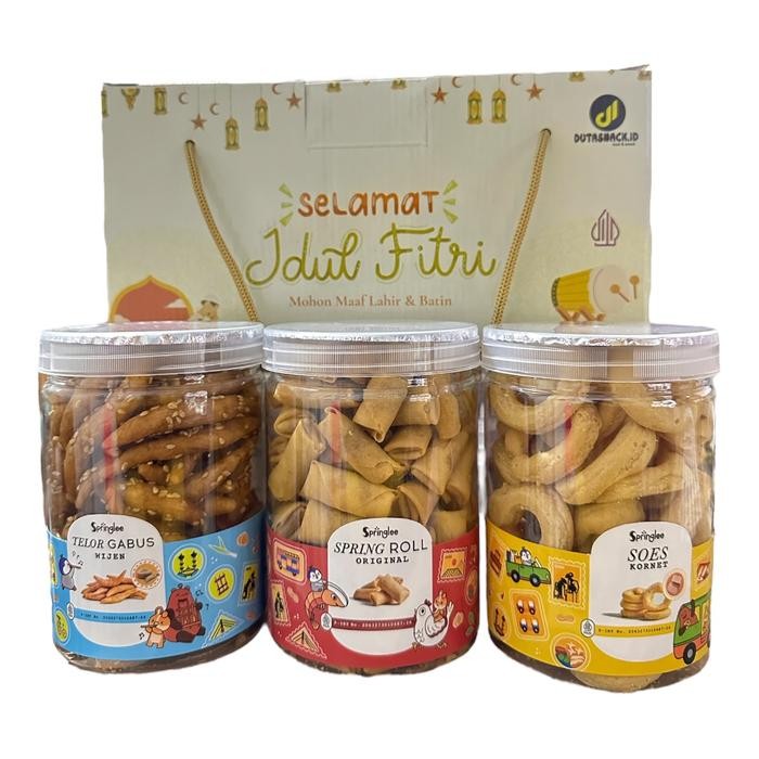 

EXC LIVE HAMPERS IDUL FITRI ISI 3 SNACK MIX