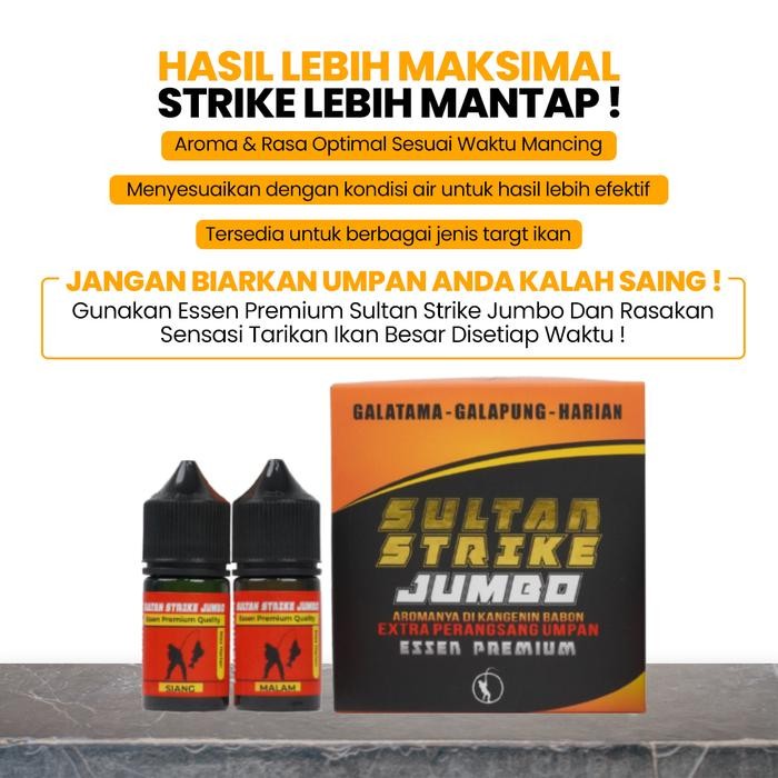 Essen Jumbo Sultan Strike Premium Galatama Galapung Harian Ikan Lele Mas Nila Bawal Bandeng Gabus