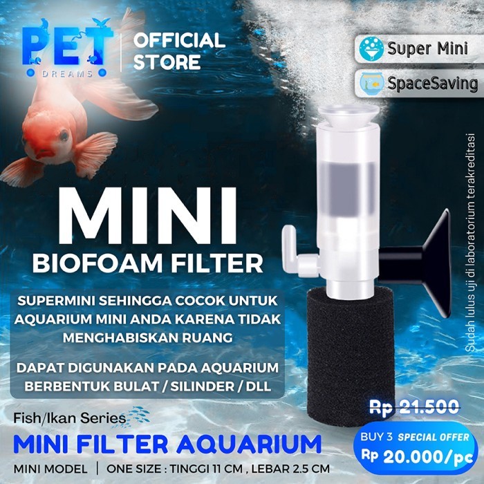 MINI FILTER AQUARIUM / MINI FILTER AQUARIUM / MINI SPONGE FILTER