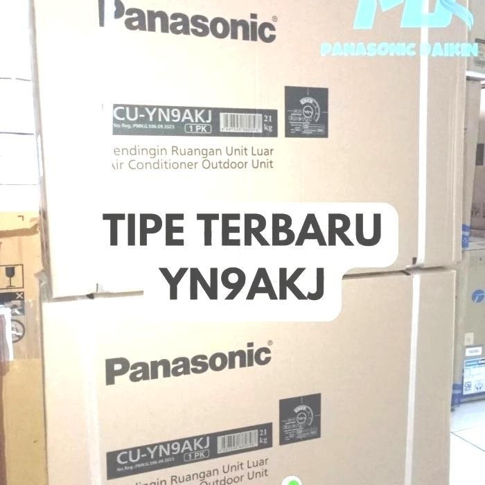 OUTDOOR SAJA AC PANASONIC 1 PK R32 YN9TKJ BARANG BARU SEGEL