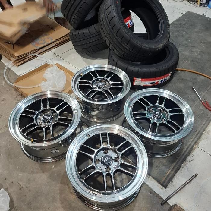 ENKEI-RPF1 R 15 Black Chrome