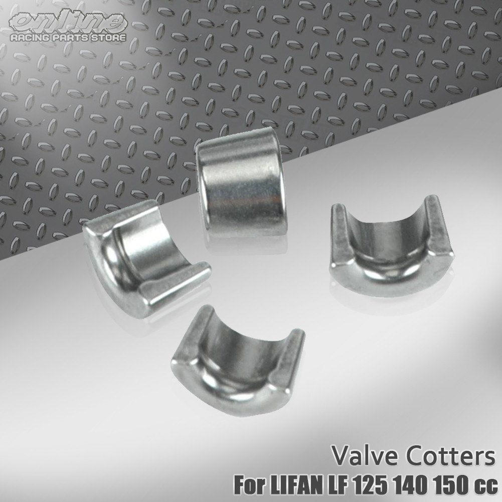 IMPORT MOTORCYCLE VALVE COTTERS FOR LF 125CC 140 150CC LIFAN HORIZONTAL ENGINES DIRT PIT BIKE MONKEY