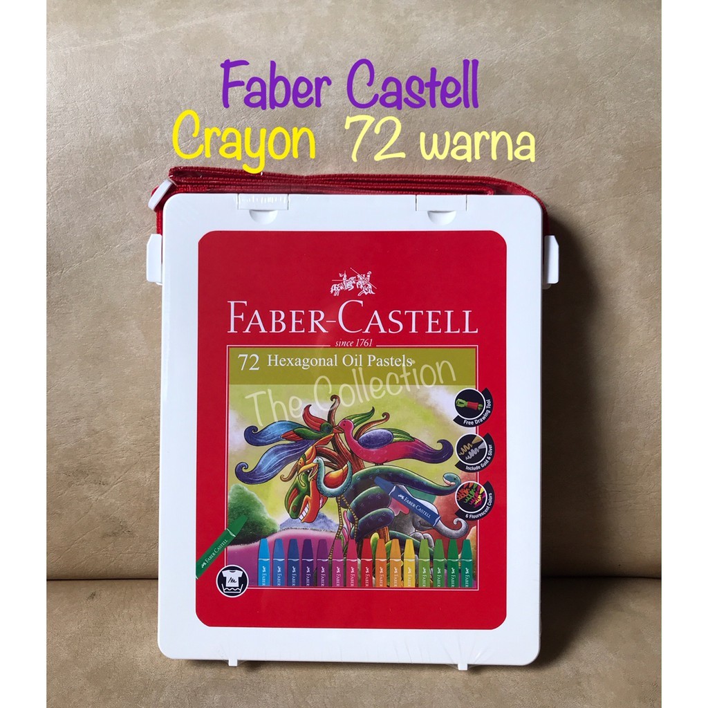 

ATK695FC 72 warna crayon Faber Castell Hexagonal Pastel color