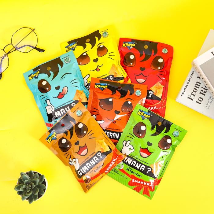 

Paket Kikoya 30Pcs Aneka Rasa Rendah Lemak Rendah Gula Makanan Ringan Cemilan Snacks Food Snack