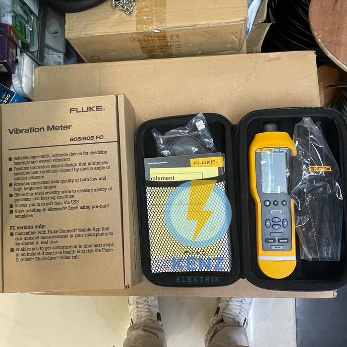 Best Seller Fluke 805 Vibration Meter / Fluke Vibration 805 Meter / Fluke 805 Grab/Gosend