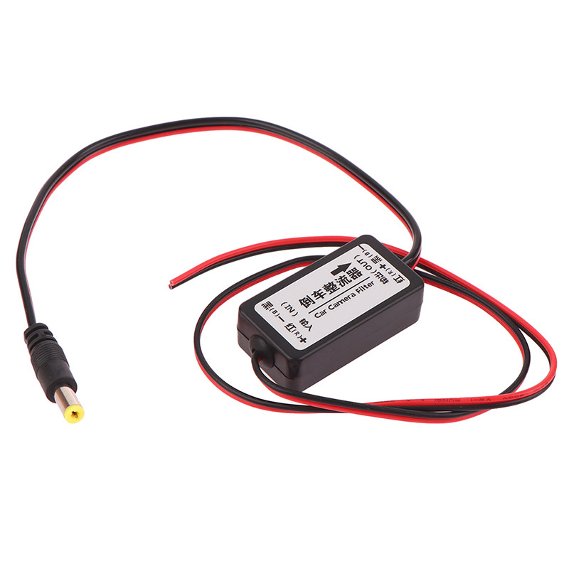12V Anti-interference DC Power Relay Capacitor Filter Connector Auto Car Camera Filter For Car Parki