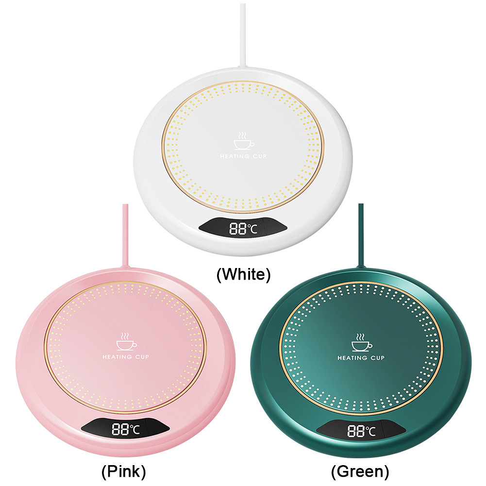 Electric Coffee Warmer Smart Coffee Cup Warmer Coffee Mug Warmer 3 Temperature Setting Portable Cup 