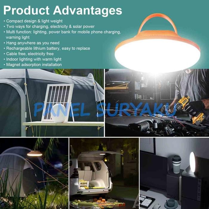 Lampu Solar Light Panel Surya Lampu Tenaga Surya