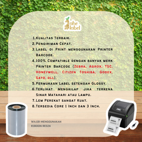 

STICKER LABEL BARE 70X30 MM DIRECT 7X3 CM 1 PCS