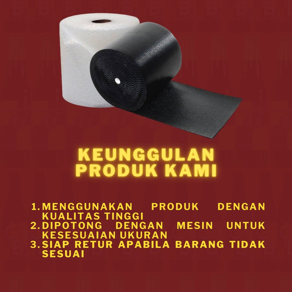 

Bubble Wrap Premium 30 Cm X 50 Meter Tebal & Kuat