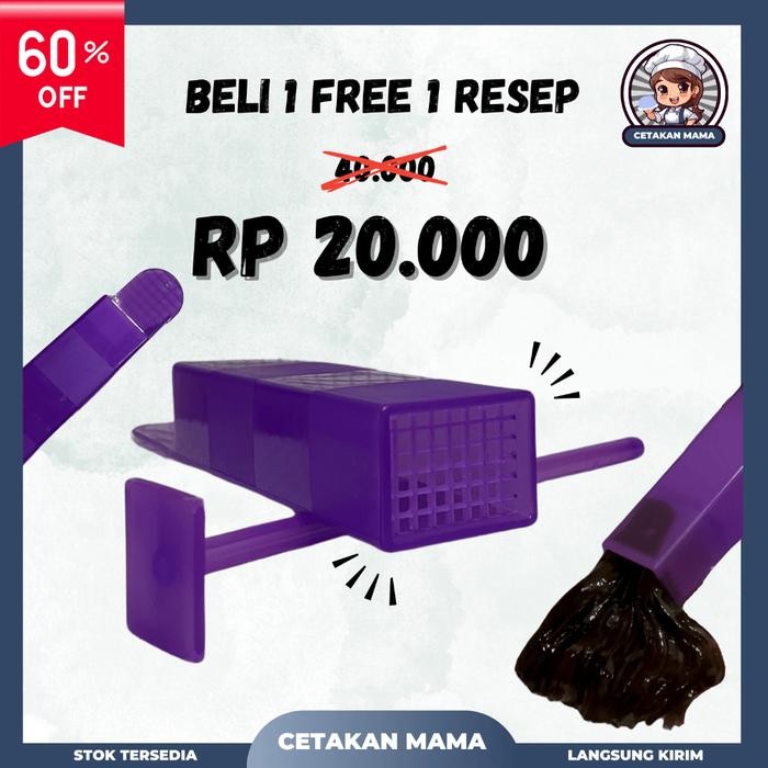 Cetakan Jelly Mie Lurus Beli 1 Gratis 1 RESEP Pemotong Jelly Agar Ager Bentuk Mie Tokoroten Es