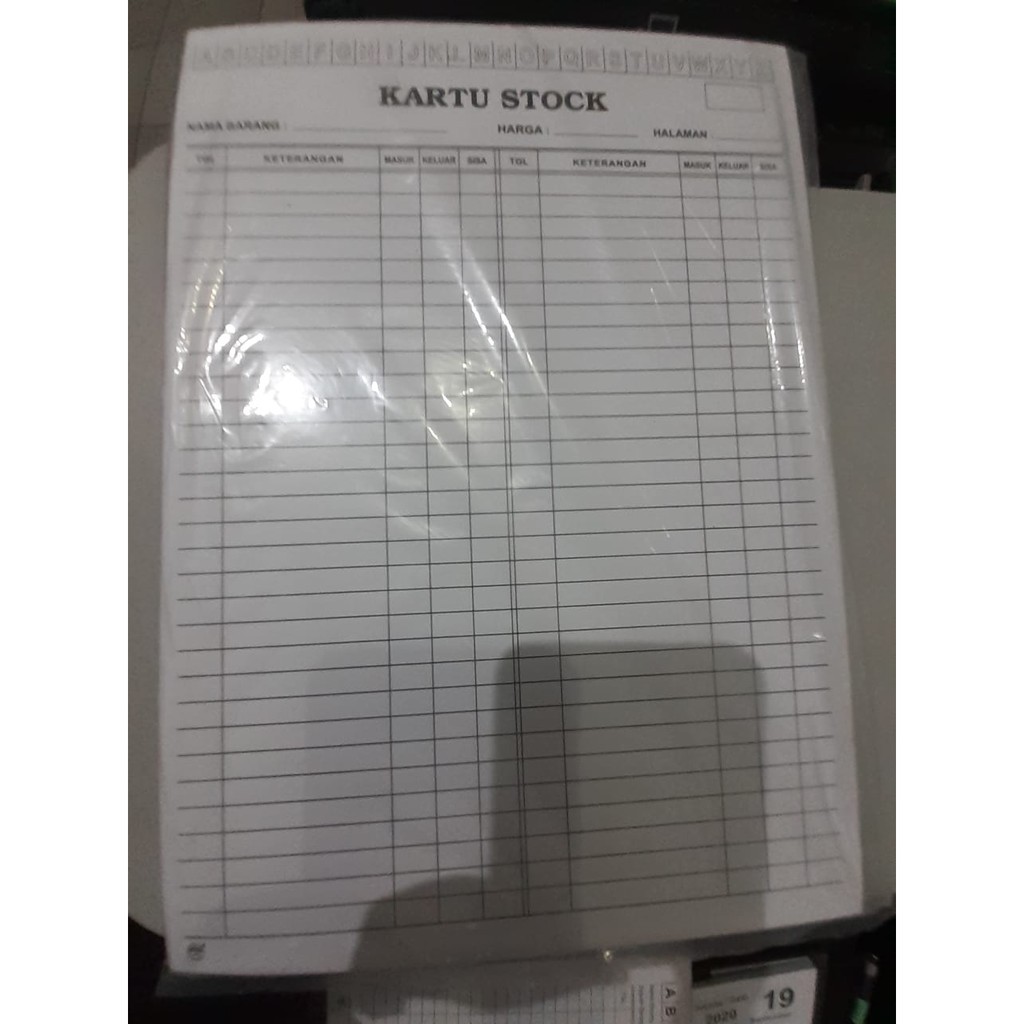 

Stok Besar putih abjad berdiri (1 pak isi 100 lembar)