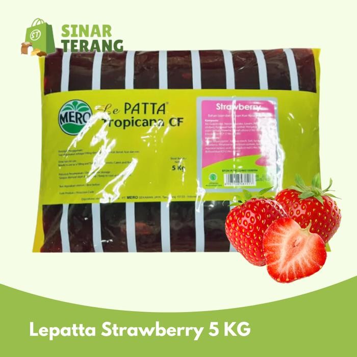 

Selai Lepatta Tropicana CF Strawberry 5 KG - GOJEk / GRAB ONLY