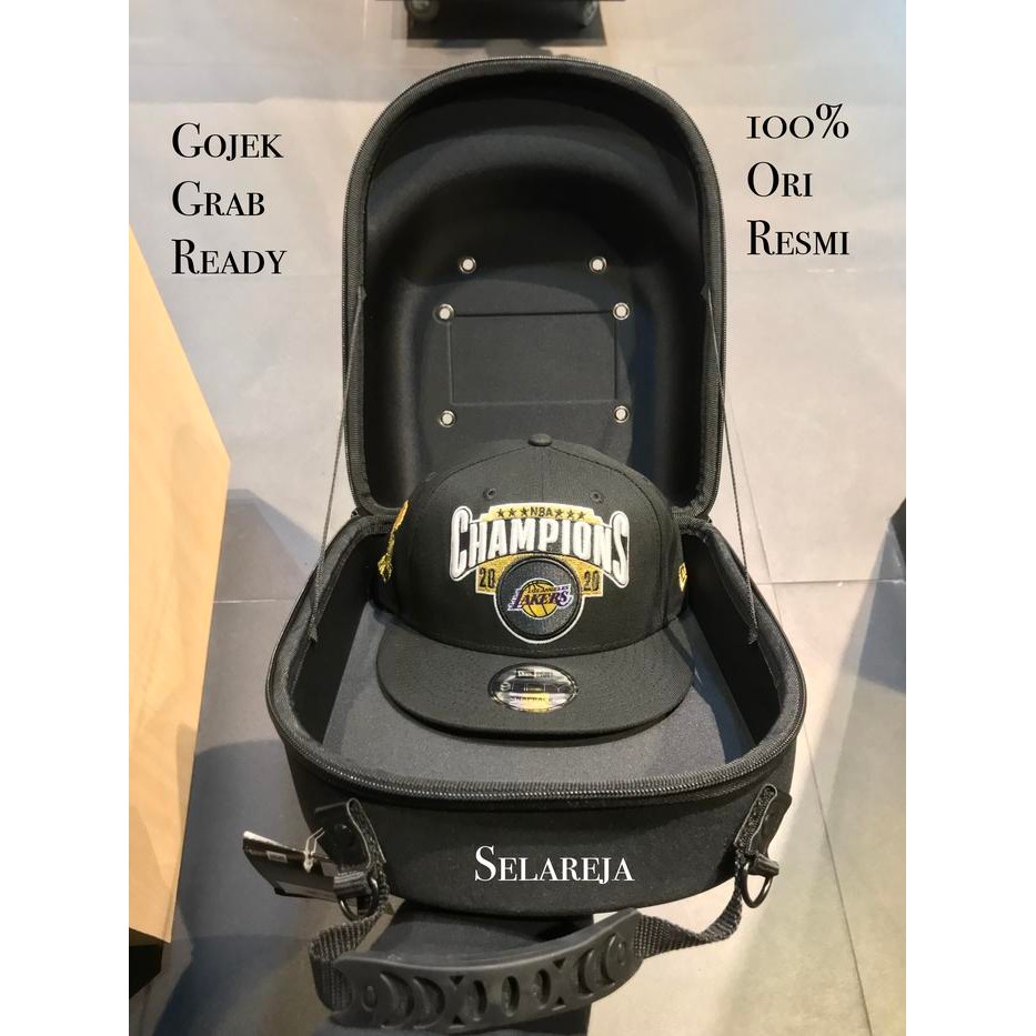 TimeToGo- Tas Travel Bag New Era Carrier 6 Pack Cap Black 100% Original Resmi