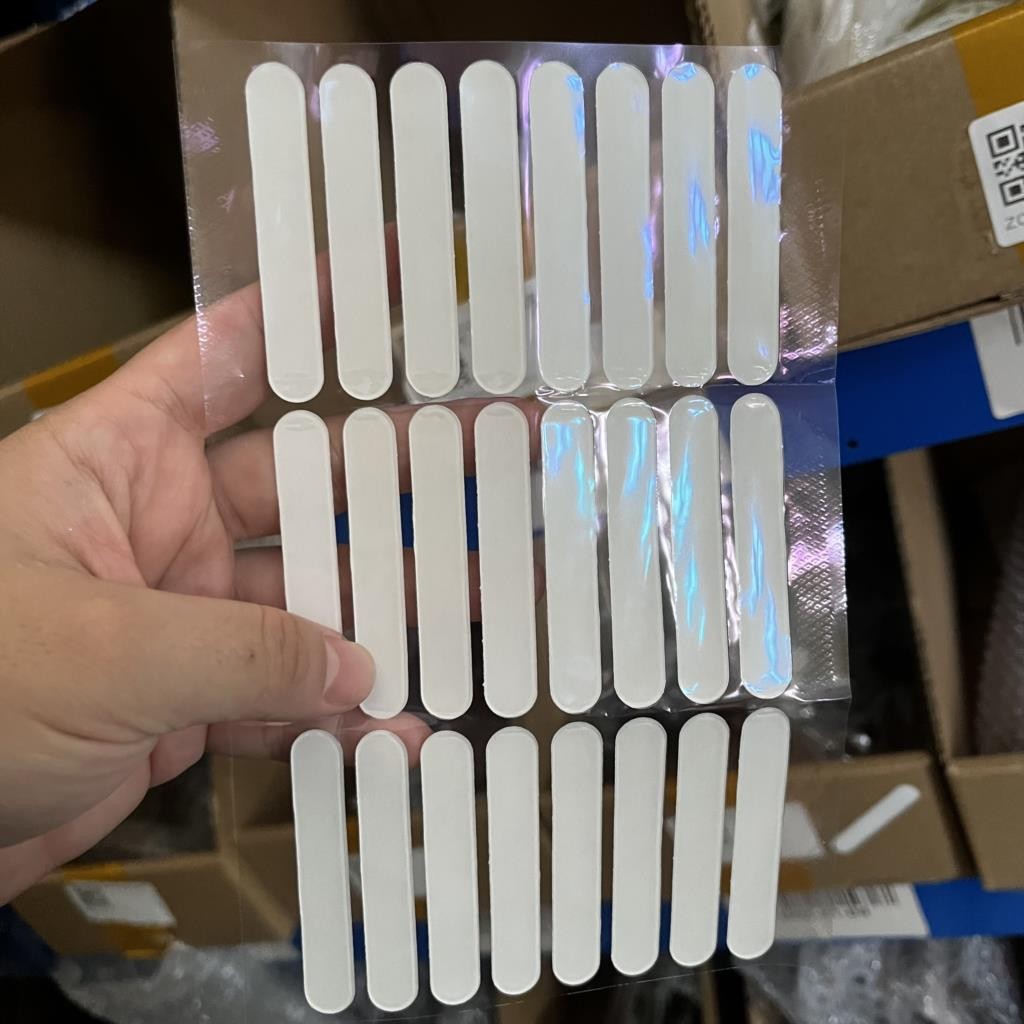 

24Pcs Transparent Double Adhesive Tape False Nails Display Stand Glue Stickers Acrylic Practice