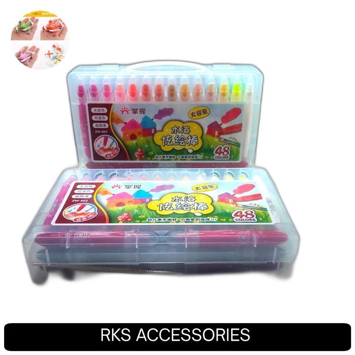

Crayon Grasp Mata Besar Isi 48 Warna #Gratisongkir