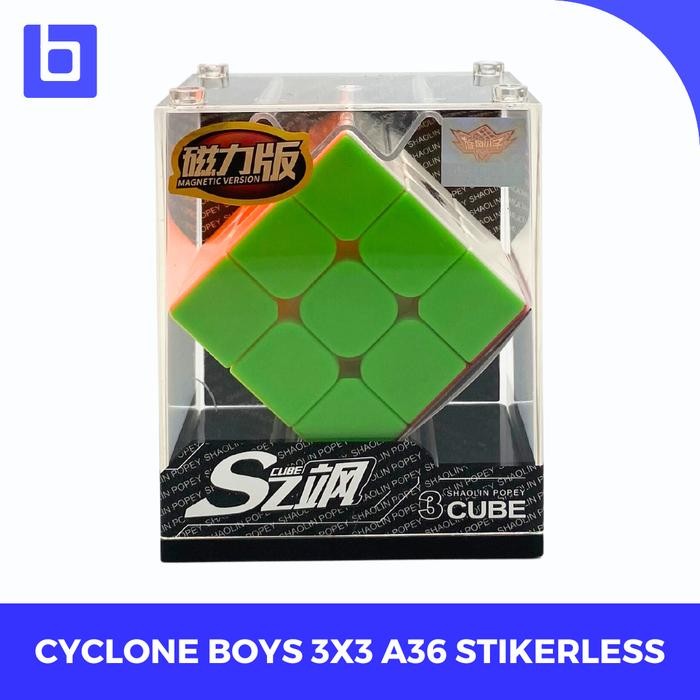 terbaru  cube 3x3 cyclone boys a36 magnetic stickerless ready