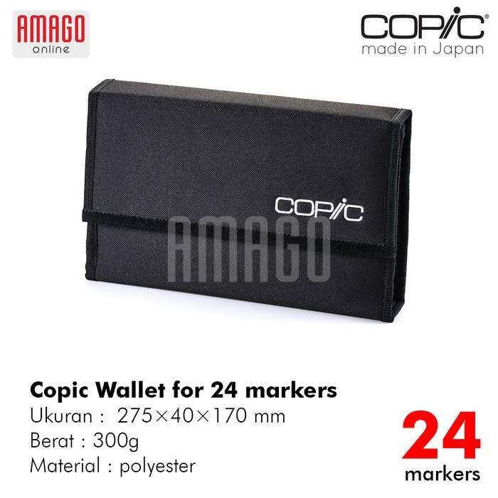 

Copic Wallet Bag Case 24 Markers - Tas Copic Isi 24 #Gratisongkir