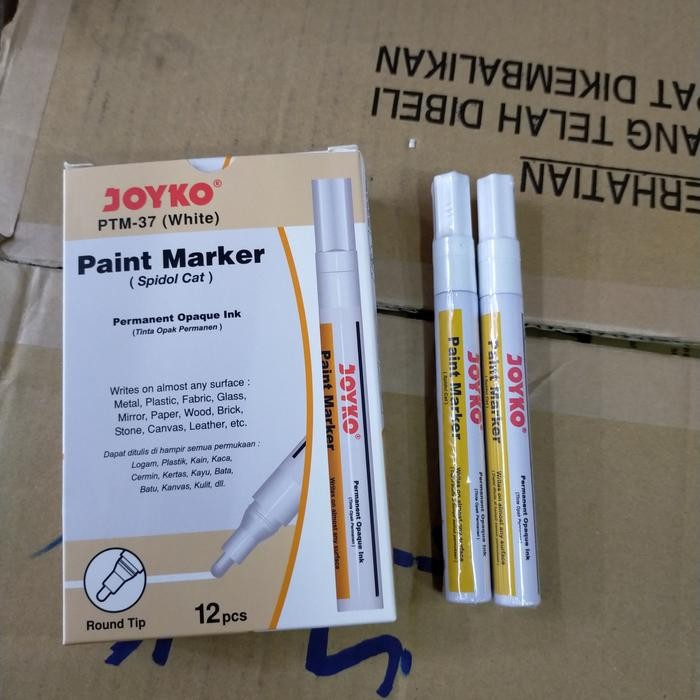 

Paint Marker Joyko Putih (12Pcs) #Gratisongkir