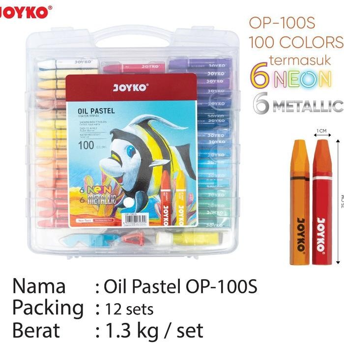 

Crayon 100 Warna Joyko #Gratisongkir