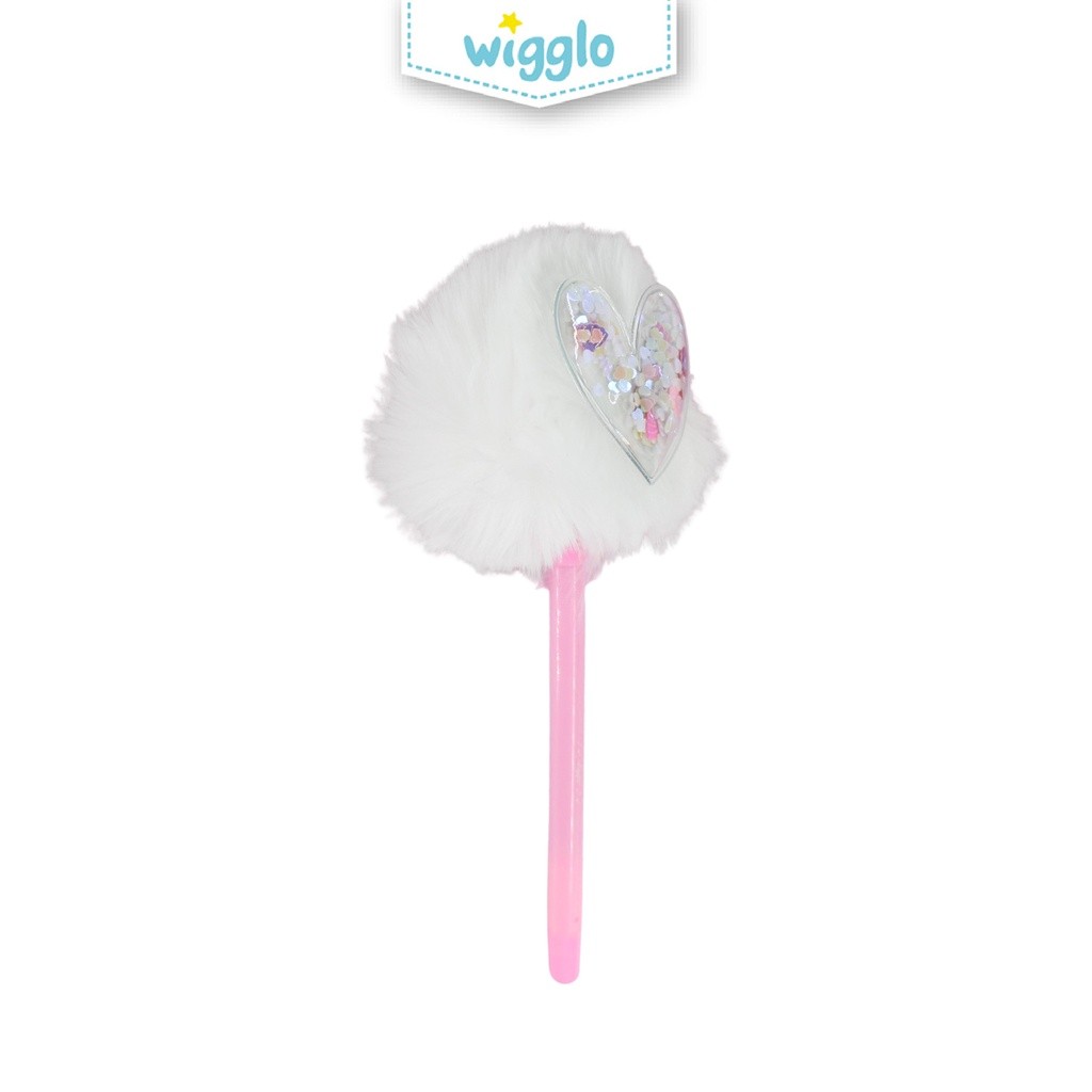 

Wigglo Confetti Heart Topper Pom-Pom Pen Plastik