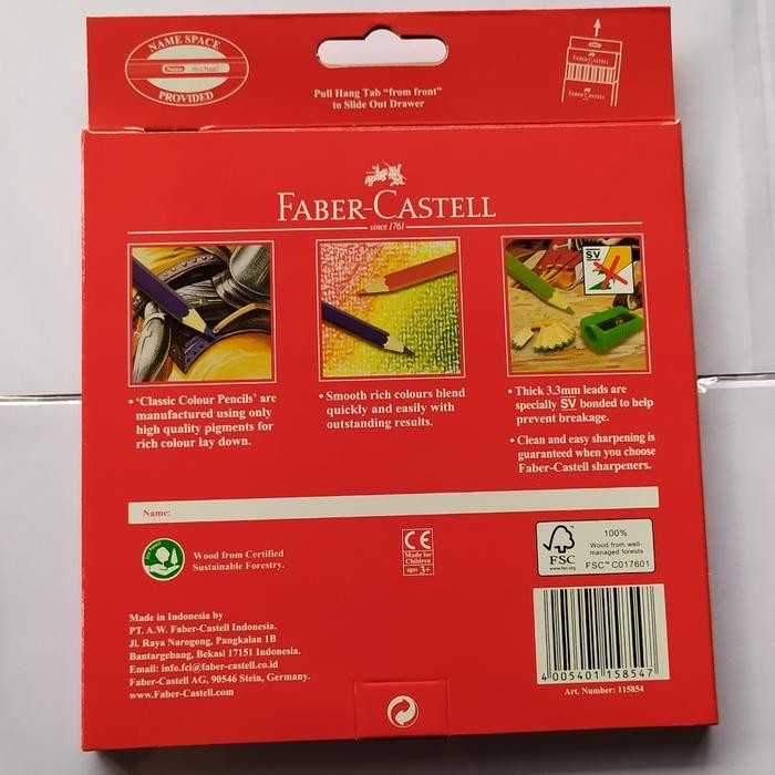 

Pencil 24 Warna Faber Castell #Gratisongkir
