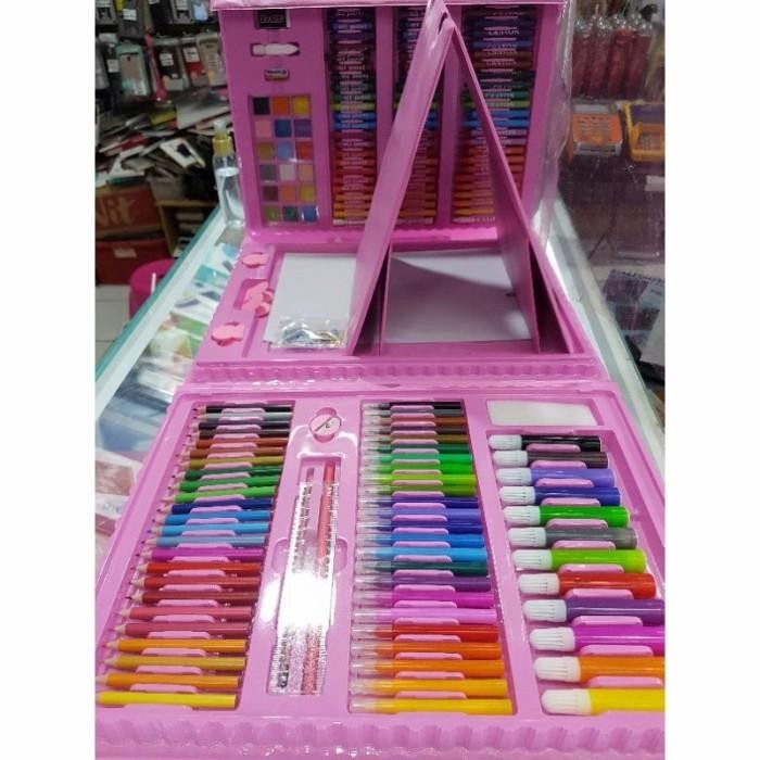 

Set Papan Alat Tulis Lukis Crayon Gambar Mewarnai 208Pc Paket Lengkap #Gratisongkir