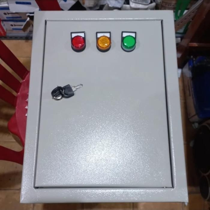 Paling Berkualitas Panel Listrik Elcb 25A Panel Listrik 3Phass 25A Komplit Elcb